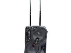 Boxa portabila tip troler Challenger, 20.000 W PMPO, USB, microfon wireless inclus0